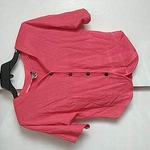 Vtg 80s button up top.szL